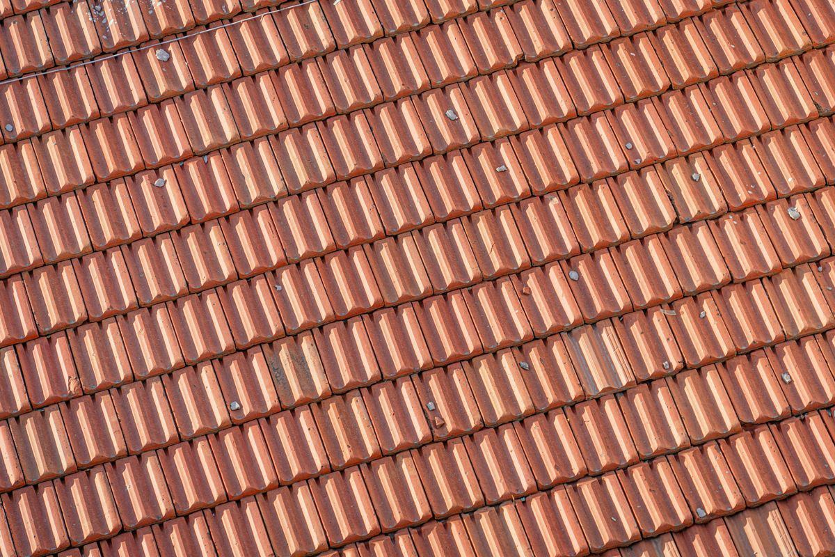 Détail d’une couverture posée par Société JB